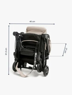 Beemoo Easy Fly Lux 4 Klapvogn, Sand Beige