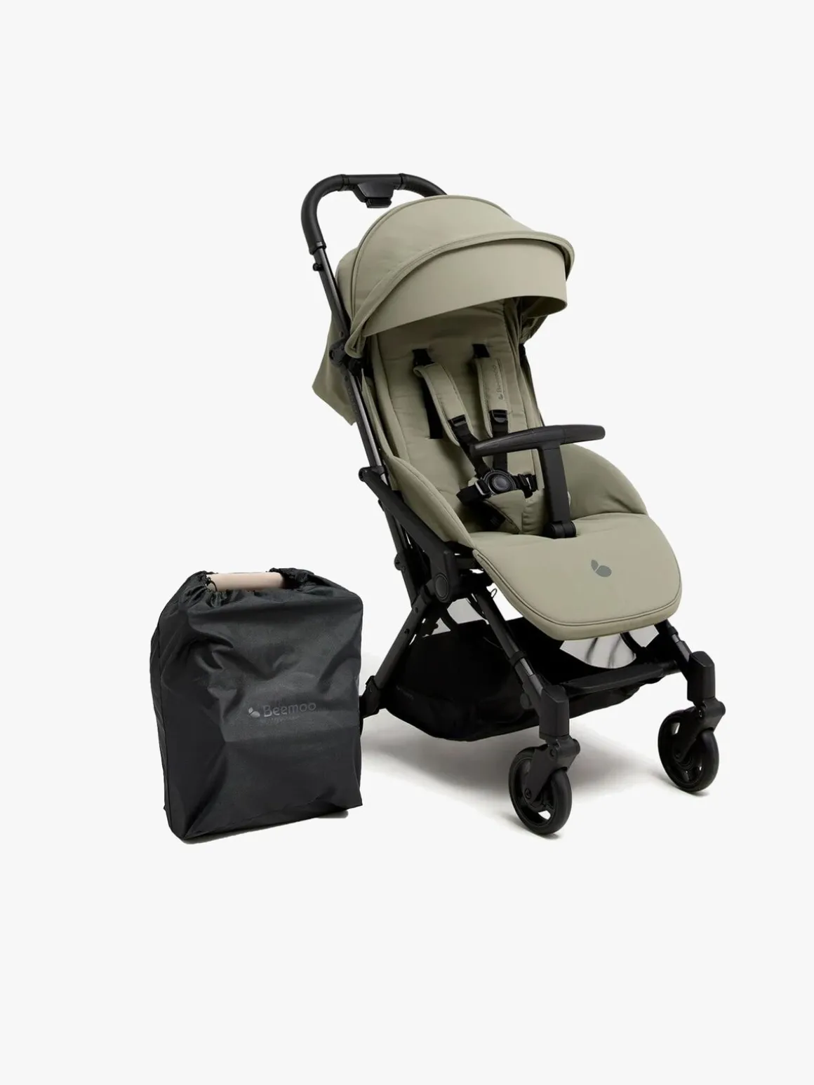 Beemoo Easy Fly Lux 4 Klapvogn inkl. Transporttaske, Spring Green