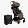 Beemoo Easy Fly Lux 4 Klapvogn inkl. Padded Transporttaske, Gull Grey