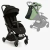 Beemoo Easy Fly Lux 4 Klapvogn inkl. Breezy Kaleche, Jet Black/Sea Greenv