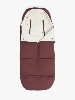 Beemoo Light Kørepose inkl. Forlængerdel, Maroon Berry