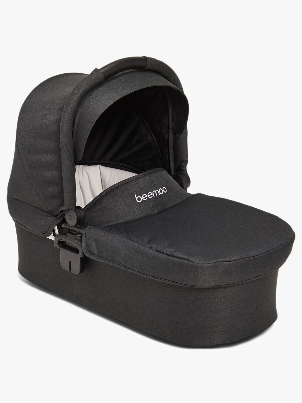 Beemoo Maxi 4 Duovogn inkl. Route i-Size Autostol Baby & ISOFIX Base, Black Silver/Black Stone