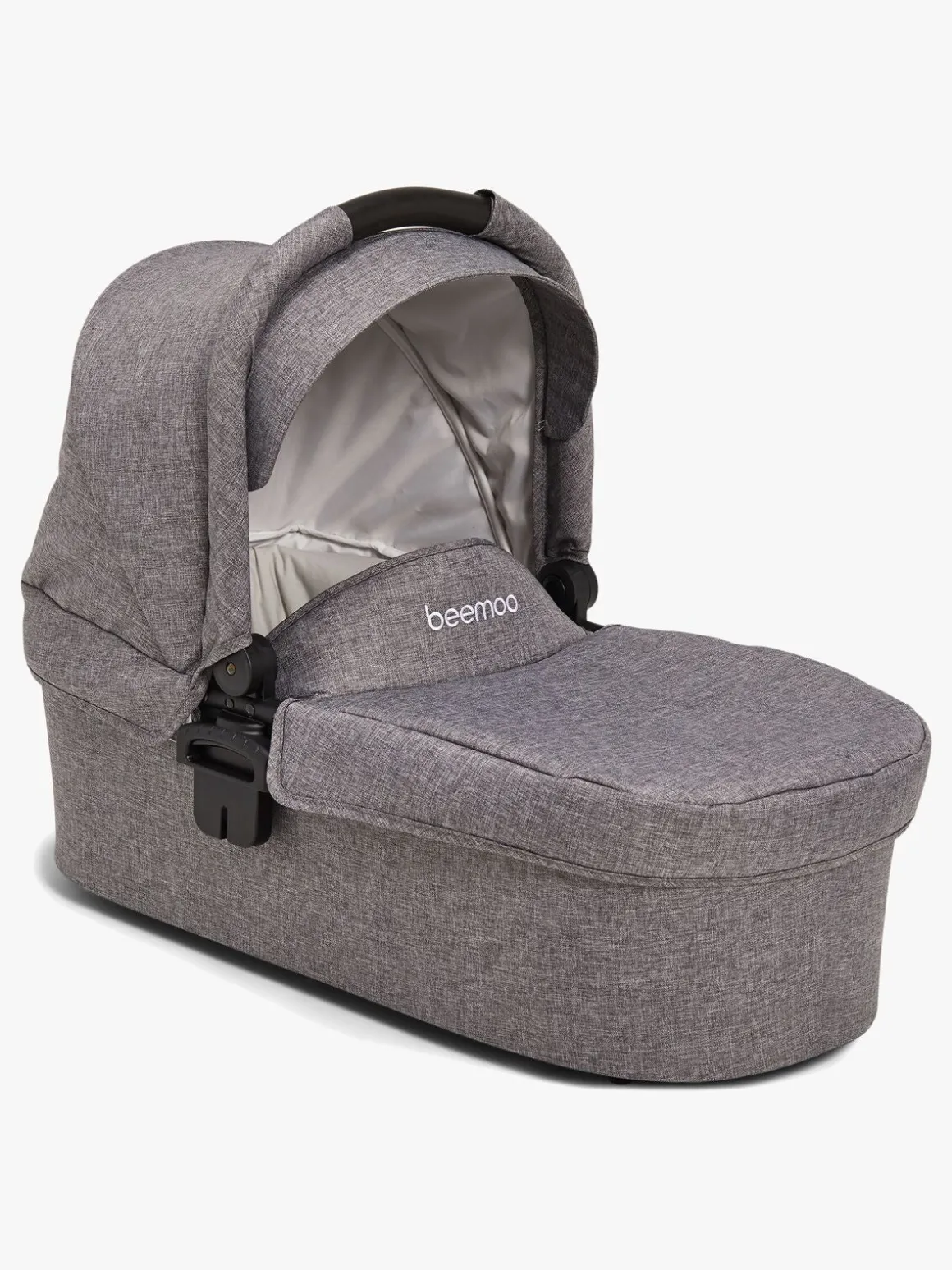 Beemoo Maxi 4 Duovogn inkl. Route i-Size Autostol Baby & ISOFIX Base, Gray Black/Black Stone