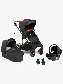 Beemoo Maxi 4 Duovogn inkl. Route i-Size Autostol Baby, Black/Black Stone