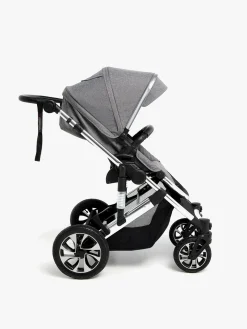 Beemoo Maxi 4 Klapvogn, Grey/Silver