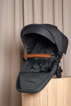 Beemoo Maxi 4 Twin Søskendesæde, Black/Black