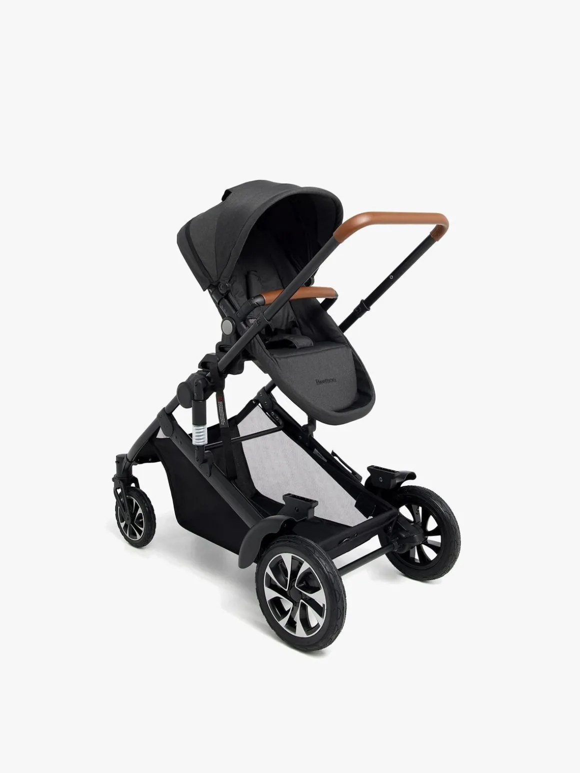 Beemoo Maxi 4 Twin Søskendevogn, Black/Black