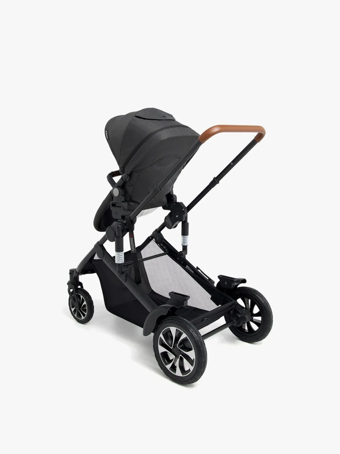 Beemoo Maxi 4 Twin Søskendevogn, Black/Black