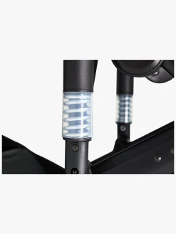 Beemoo Maxi 4 Twin Søskendevogn inkl. Søskendeklapvognsdel, Black/Black