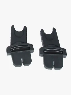 Beemoo Maxi 4 Twin Søskendevogn inkl.  Ekstra Søskendesæde & Maxi-Cosi CabrioFix i-Size Autostol Baby & Base, Black