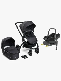Beemoo Move Duo Kombivogn inkl. Maxi-Cosi CabrioFix i-Size Autostol Baby & Base, Asphalt