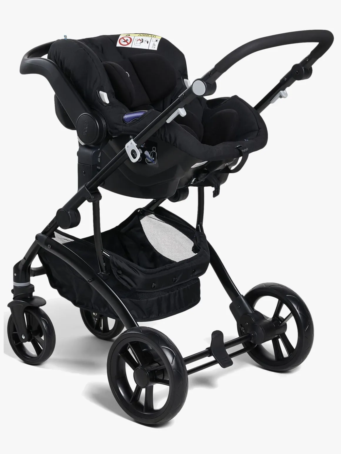 Beemoo Move 2-in-1 Kombivogn, Black