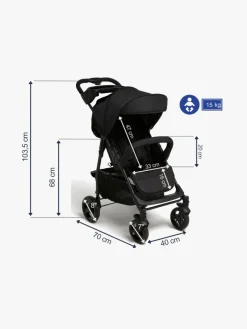 Beemoo Move Shopper Klapvogn, Black