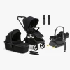 Beemoo One Duovogn inkl. Maxi-Cosi CabrioFix i-Size Autostol Baby & base, All Black/Essential Black