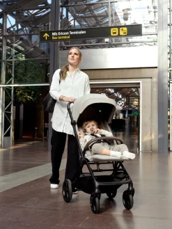 Beemoo Pro Auto 2 Klapvogn, Beige