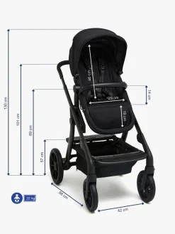 Beemoo Pro Max Klapvogn, Black