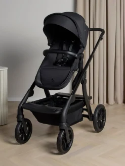 Beemoo Pro Max Søskendevogn inkl. Liggedele, Coffee Black