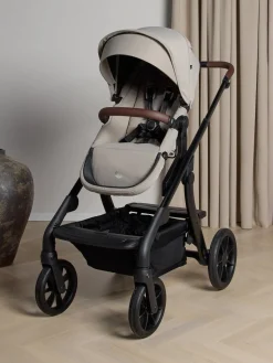 Beemoo Pro Max Søskendevogn inkl. Liggedel, Latte Beige