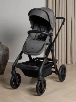 Beemoo Pro Max Søskendevogn inkl. Liggedele, Mocha Grey