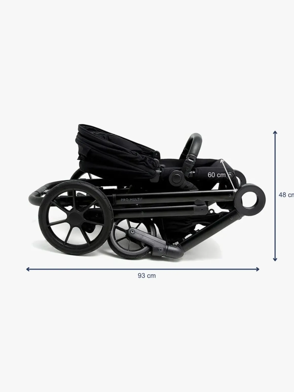 Beemoo Pro Multi 2 Klapvogn, Coffee Black