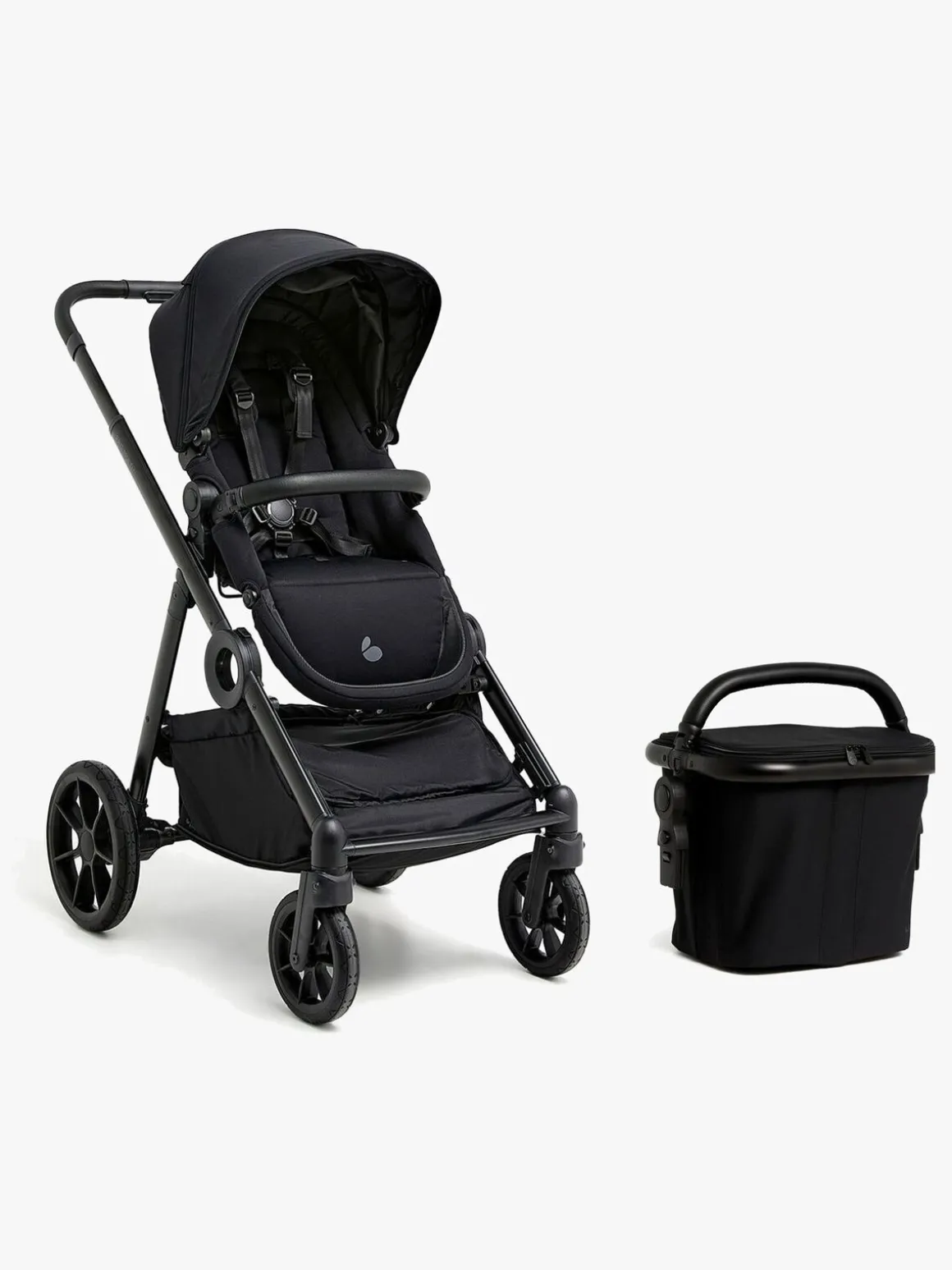 Beemoo Pro Multi 2 Klapvogn inkl. Indkøbskurv, Coffee Black