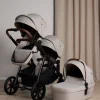 Beemoo Pro Multi 2 Søskendevogn inkl. Liggedel, Latte Beige