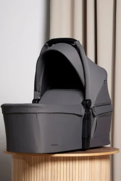 Beemoo Pro Twin 2 Søskendevogn inkl. Cybex Aton B2 & Base, Mocha Grey