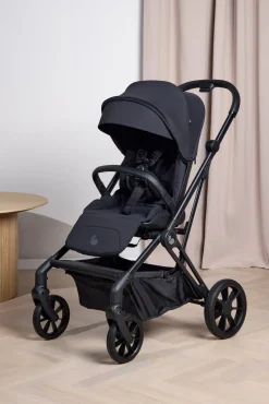 Beemoo Pro Twist Duovogn inkl. Beemoo Route Autostol Baby & Base, Coffee Black/Black Stone