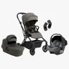 Beemoo Pro Twist Duovogn inkl. Beemoo Route Autostol Baby, Mocha Grey/Mineral Grey