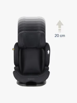 Beemoo Recline i-Size Autostol, Black Mesh