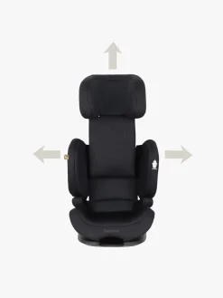 Beemoo Recline i-Size Autostol, Black Mesh