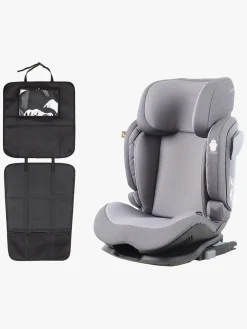 Beemoo Recline i-Size Autostol inkl. 3-in-1 Sædebeskyttelse, Mineral Grey