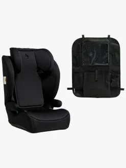 Beemoo Ride i-Size Autostol inkl. Beemoo Smart Organizer, Black Stone