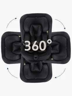 Beemoo Rotate i-Size Autostol, Black Mesh