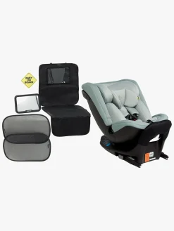 Beemoo Rotate i-Size Autostol inkl. Beemoo Tilbehørspakke til Autostol, Teal