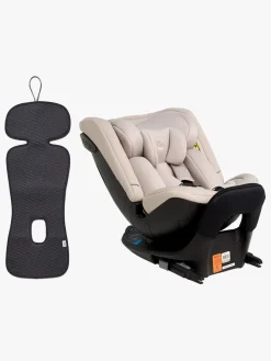 Beemoo Rotate i-Size Autostol inkl. Petite Chérie Ventilerende Hynde, Oat/Antracit
