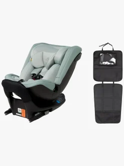 Beemoo Rotate i-Size Autostol inkl. 3-i-1 Sædebeskytter, Teal/Black