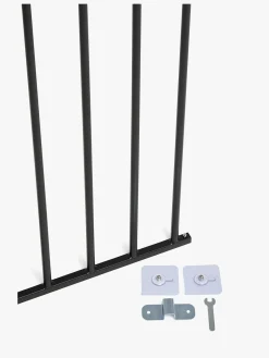 Beemoo SAFE Protect Forlængerdel til Sikkerhedsgitter 30 cm, Black