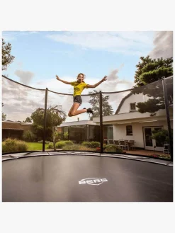 BERG Favorit Regular Trampolin 380 inkl. Comfort Sikkerhedsnet, Grå