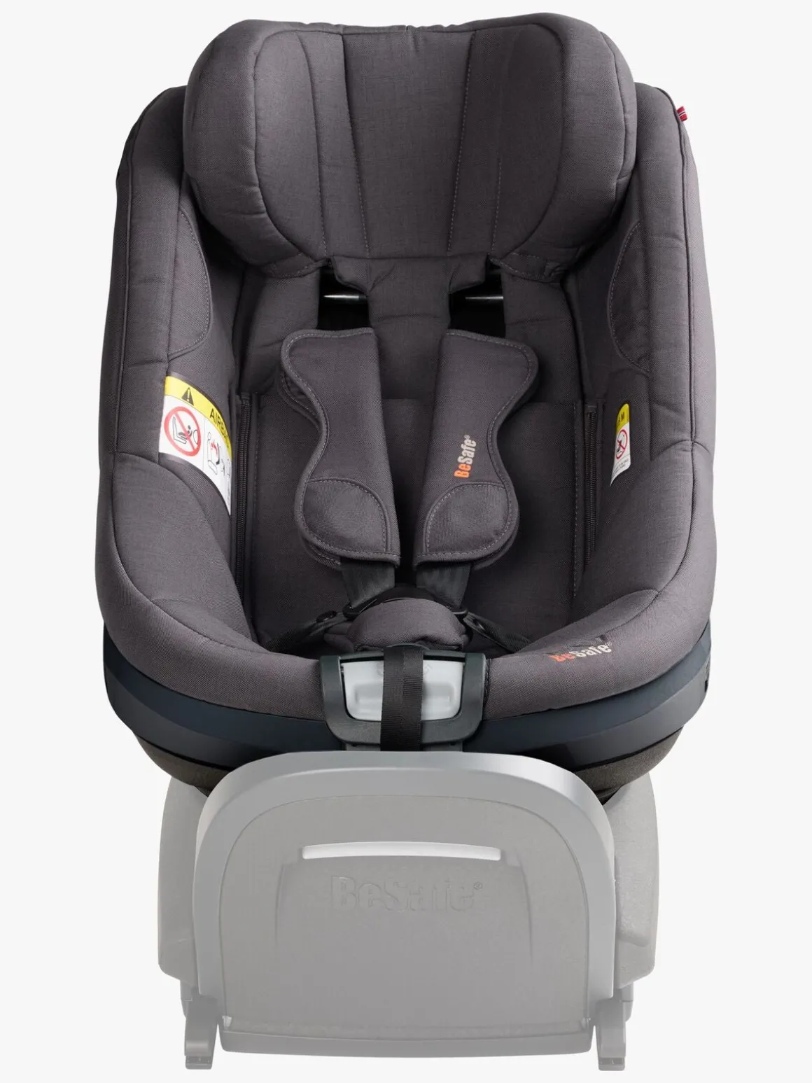 BeSafe Beyond 2 360 Autostol, Dark Grey Mélange