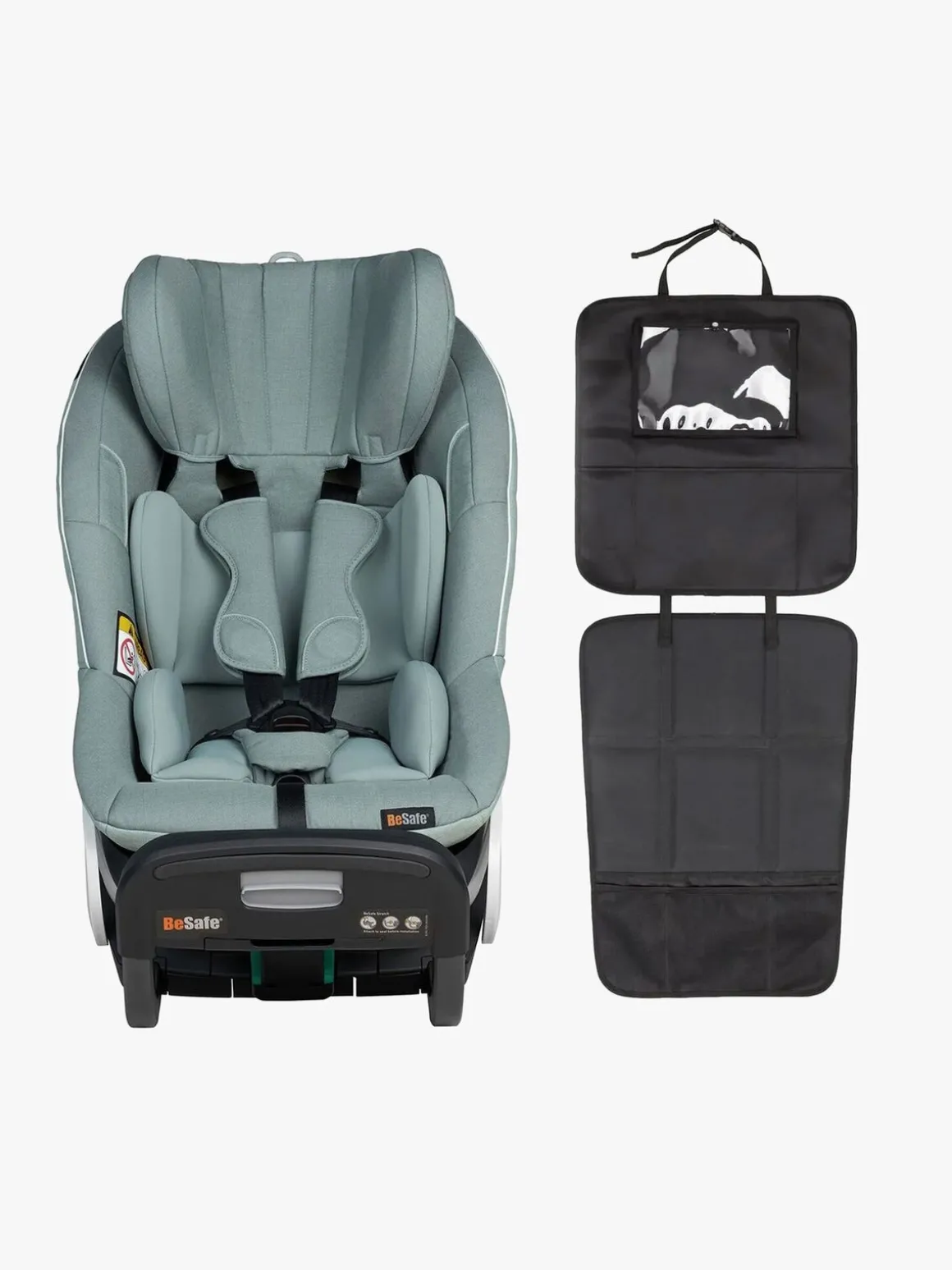 BeSafe Stretch Autostol inkl. Beemoo 3-i-1 Sædebeskytter, Sea Green Mélange