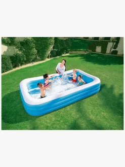 Bestway Familiepool Deluxe Rektangulær 305x183 cm, Blå