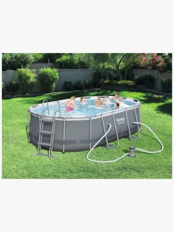 Bestway Power Steel Oval poolsæt 427x250x100 cm