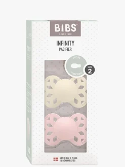 BIBS Infinity Sut 2-pak Str. 2 Symmetrical, Ivory/Blossom
