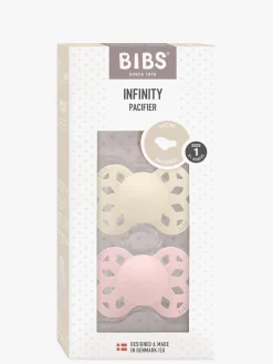 BIBS Infinity Sut 2-pak Str. 1 Anatomical, Ivory/Blossom