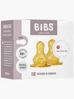 BIBS Medium Flow Sut Latex 2-pak, Yellow