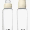 BIBS Medium Flow Sutteflaske Silicone 2-pak 270 ml, Ivory