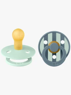 BIBS Studio Colour Block Sut 2-pak Latex Str. 1, Nordic Mint Petrol Mix