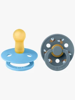 BIBS Studio Colour Bumblebee Sut 2-pak Latex Str. 2, Breeze