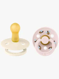 BIBS Studio Colour Bumblebee Sut 2-pak Latex Str. 2, Ivory